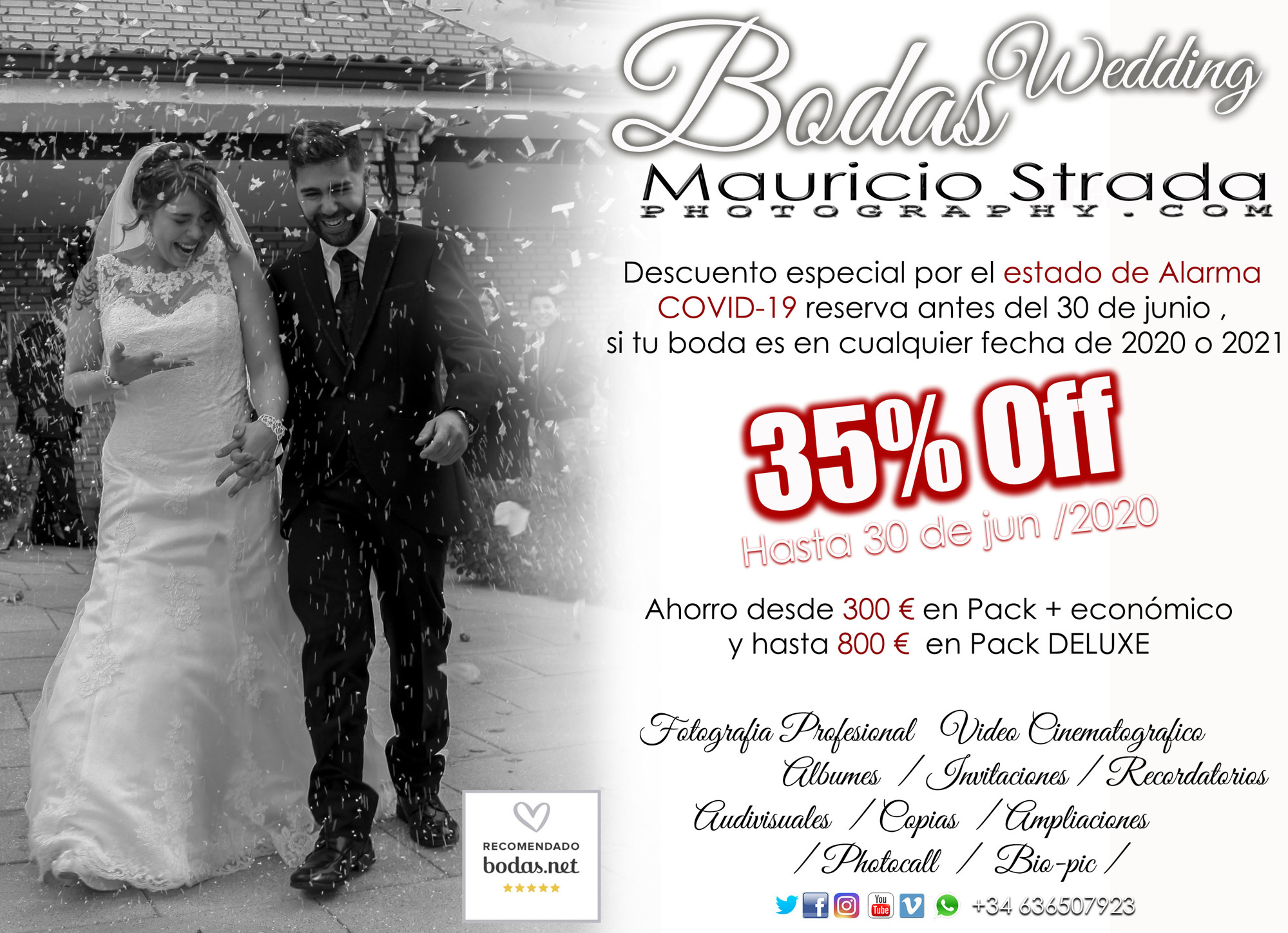 PROMO BODAS ESTADO DE ALARMA COVID 19